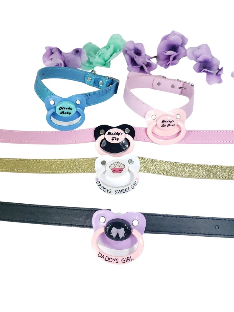 Custom Adult Pacifier With Adjustable Straps ABDL Restraints Etsy