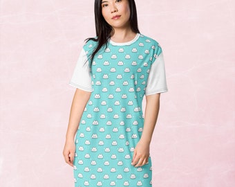 ABDL Night Gown - Little Space T-shirt dress - Kawaii Bunny Adult Night Gown