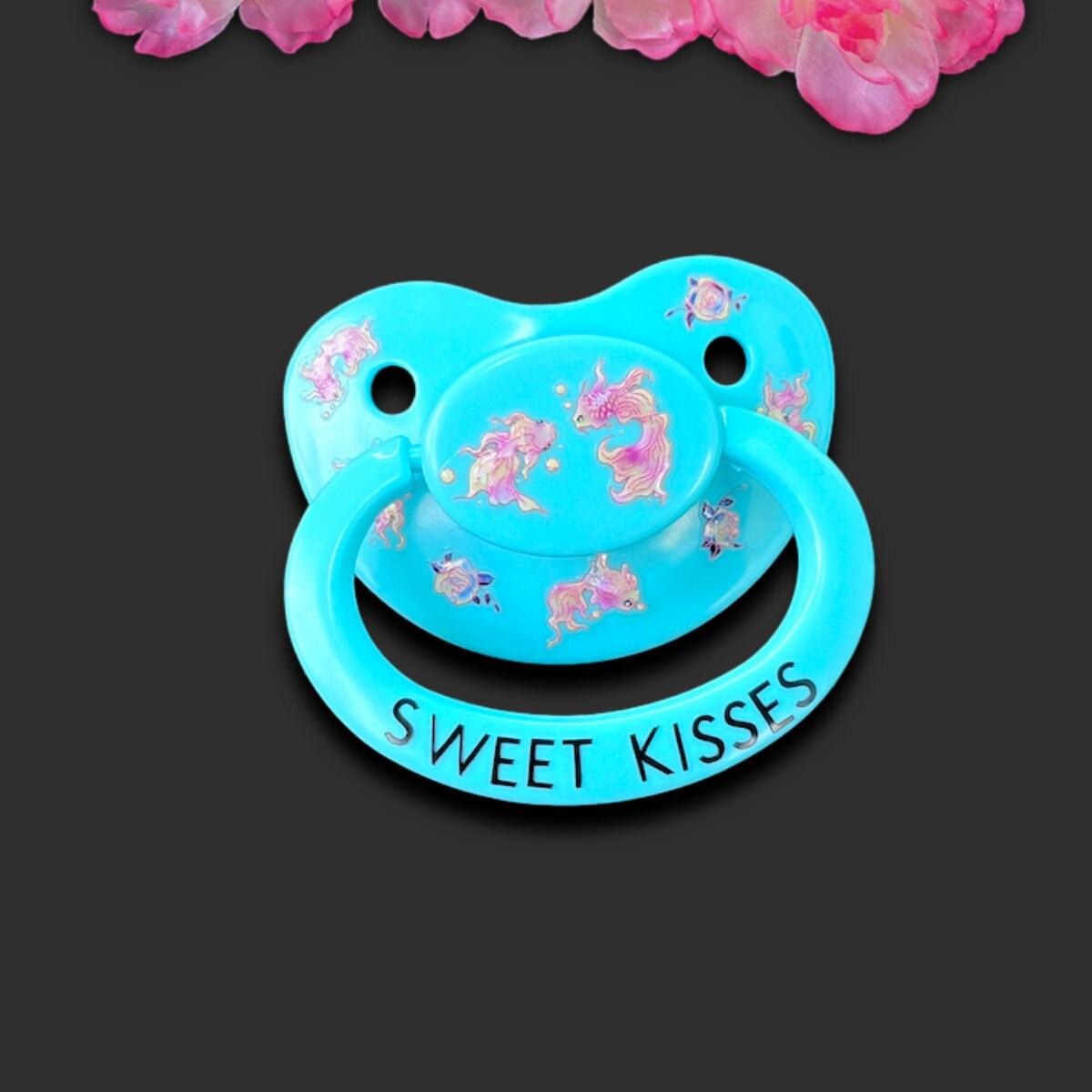 Fish Pacifier Deco Adult Pacifier - Koi Fish ABDL Adult Baby Pacifier for Soothing ...
