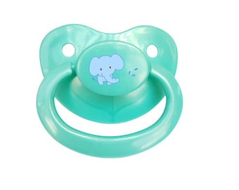 Elephant Adult Pacifier - ABDL Adult Baby Pacifier in Various Colors for Soothing and Age Regress | Little Space - Baby Cosplay Accessories