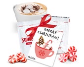 Printable Hot Chocolate Tag - Hot Cocoa Tag - Merry Christmas Tag - Hot Chocolate Tag - Merry Christmas Gift Tag - Hot Chocolate Printable