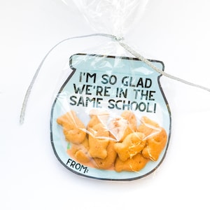 Fish Bowl, Saint-Valentin imprimable - Tellement heureux que nous soyons dans la même école Saint-Valentin - Craquelins poisson rouge Saint-Valentin - Saint-Valentin poisson suédois - École