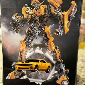 Bumblebee Vending Machine Template: 8x10 Transformer Theme (Digital Download)