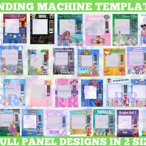 Kids Vending Machine Template: Birthday, Easter, Party (Digital Download)