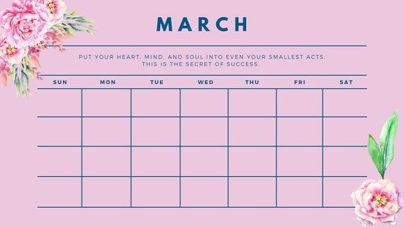 2019 monthly task note calendar i diy instant journal printable i a4 and a5 landscape size i pink peony monthly task calendar