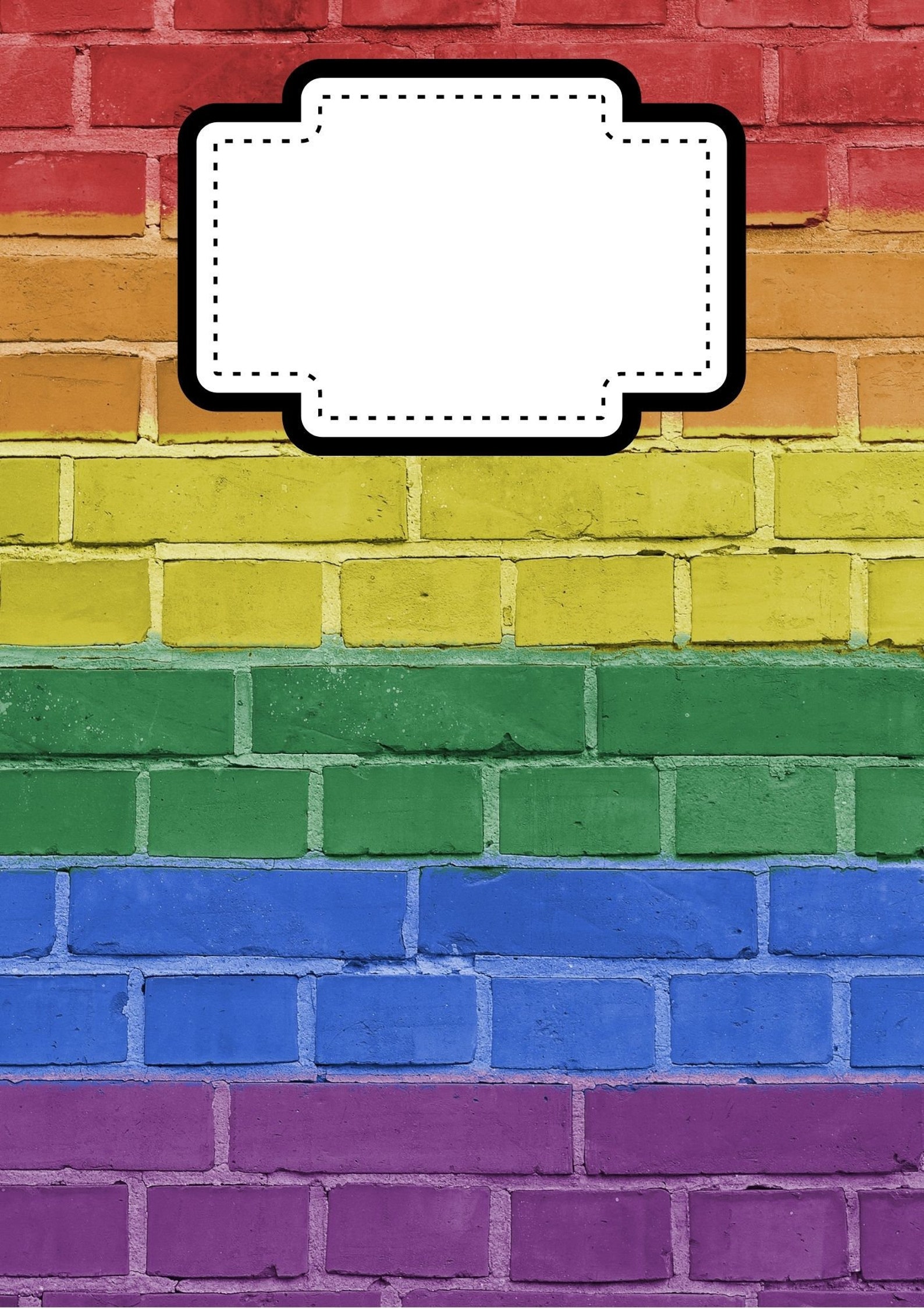 Rainbow Notepad Printable I Colorful Notebook I Pride Notebook Etsy