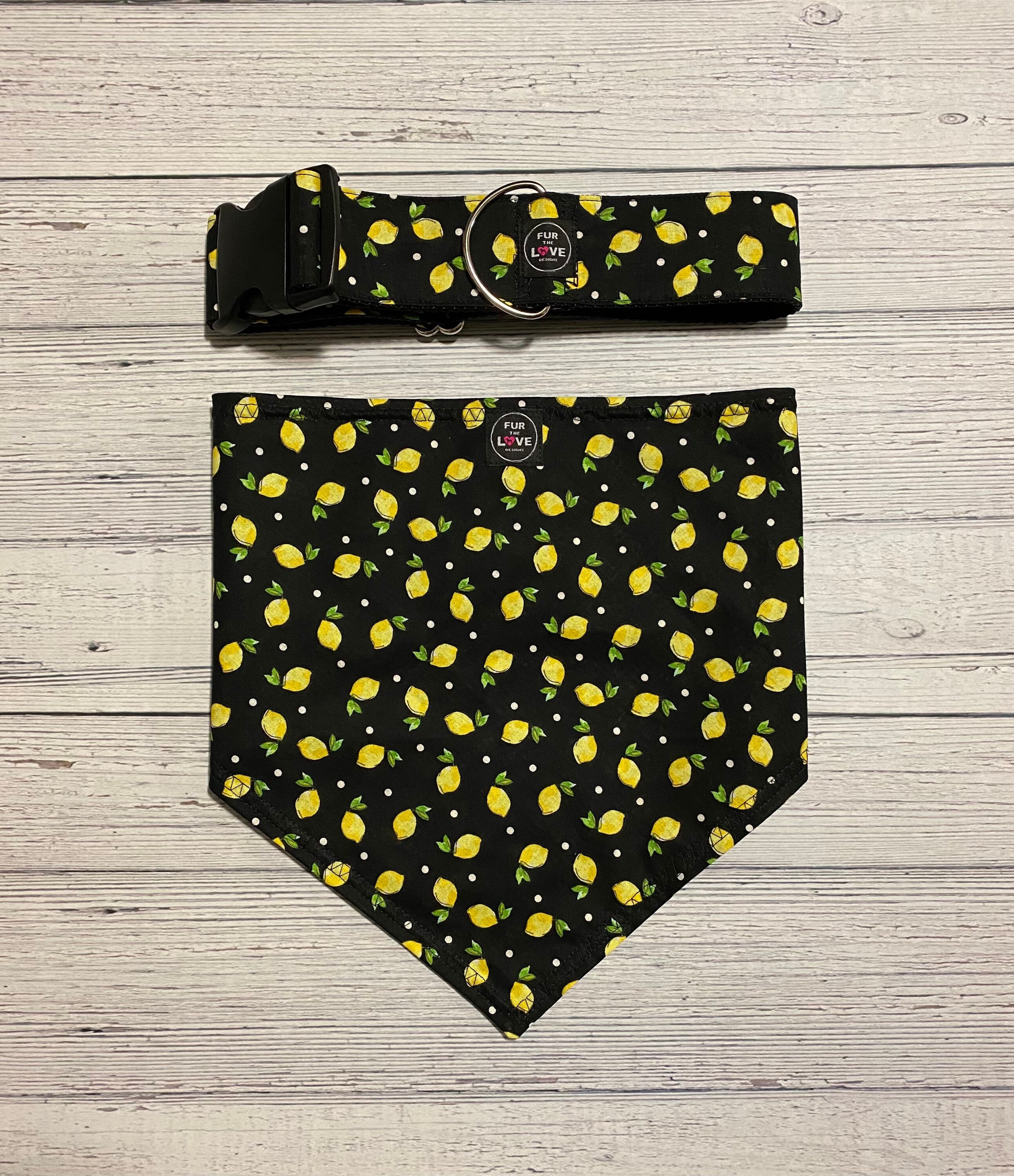 2 Inch Wide Lemon Collar For Dogs Etsy