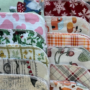 Mystery Reusable Towels, Set of 10 Reusable Paper Towels, Eco Friendly Cleaning, Sustainable Kitchen, 100% Cotton Towel, 1 Ply Towel