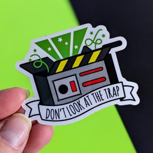 Don't look at the trap Vinyl-Aufkleber