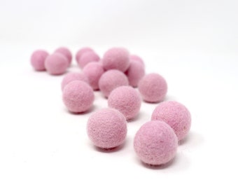 Baby Pink Felt Pom Poms Wholesale | Pink Wool Felt Pompoms Wholesale | Pom Ball | DIY Felt Ball Garland | Wool Felt Balls | Choose Quantity