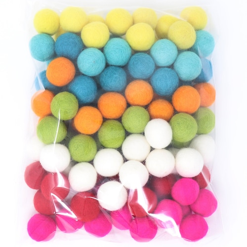 Tulips Pom Balls Spring Colors Felt Poms Wholesale Wool Etsy