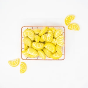 Felted Fruit Slices | Felt Fruit DIY Summer Party Decor Garland | Grapefruit Orange Lemon Lime Watermelon | Select Quantity + Type