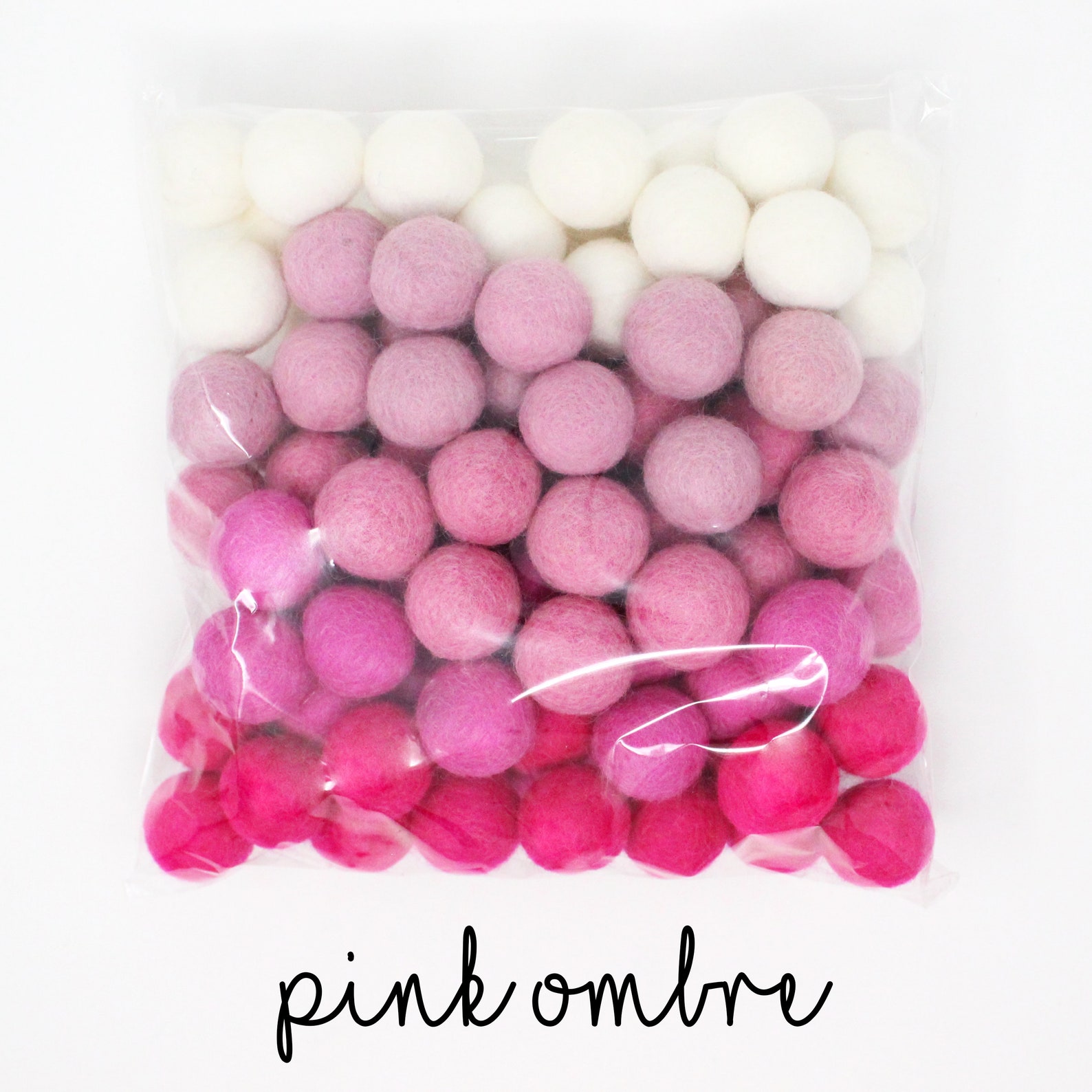 Felt Pom Poms Wholesale Wool Felt Pompoms Wholesale DIY Etsy