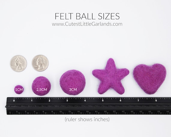 1cm Wholesale Felt Balls [100 Colors] - Felt & Yarn