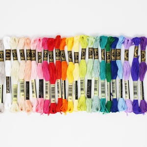 Embroidery Floss Skein | Pom Garland String | DMC Floss | Felt Ball Garland String | PomPom Garland Floss | Choose Color