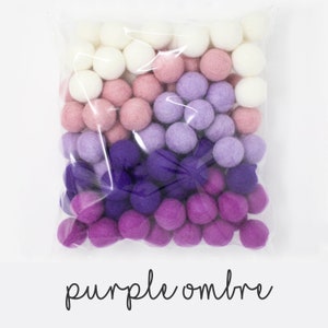 Felt Pom Poms 3 Sizes 1cm 2.5cm 3cm Wool Felt Pompoms Wholesale DIY Felt Ball Garland Wool Felt Balls Choose Color Size Quantity image 9