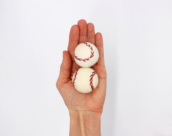 Felt Baseballs | Felt Footballs Felt Baseballs Felt Soccer Balls Felt Basketballs | Football Pom Poms | DIY Sports Garland | Choose Sport