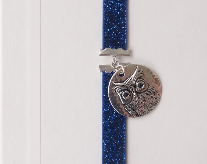 Large Silver Owl Artmark