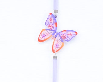 Butterfly Artmark Bookmark with Ribbon