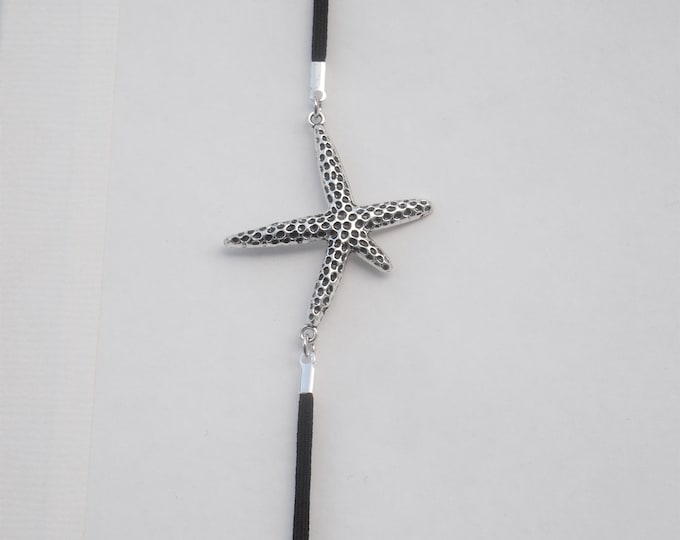 Silver Starfish bookmark