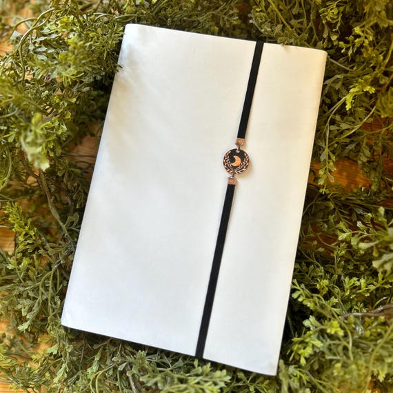 Copper Moon Elastic Bookmark