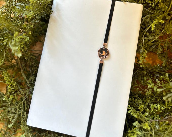 Copper Moon Elastic Bookmark