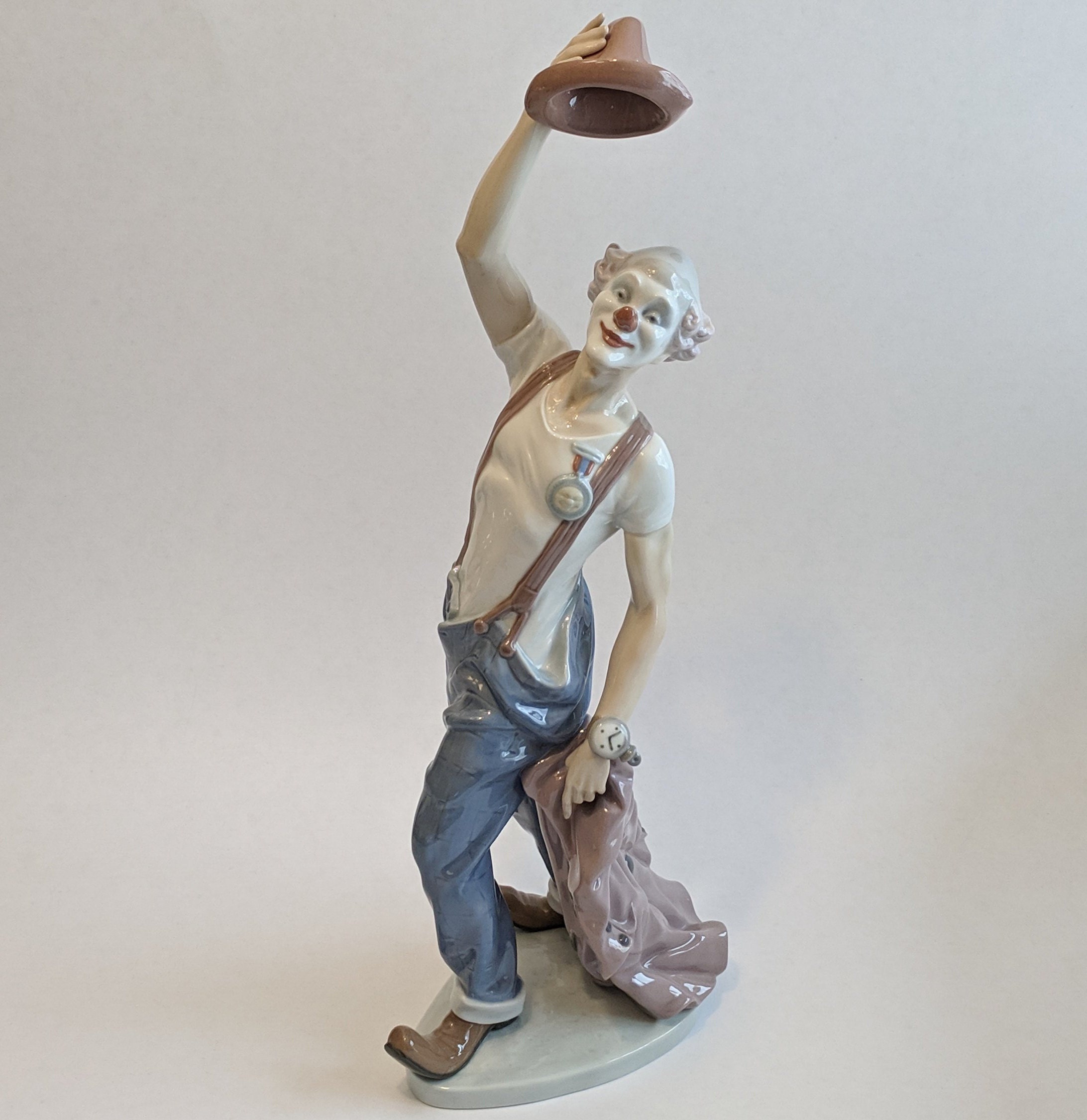 Lladro Porcelain Clown Figurine Hats off to Fun 05765 Retired Etsy