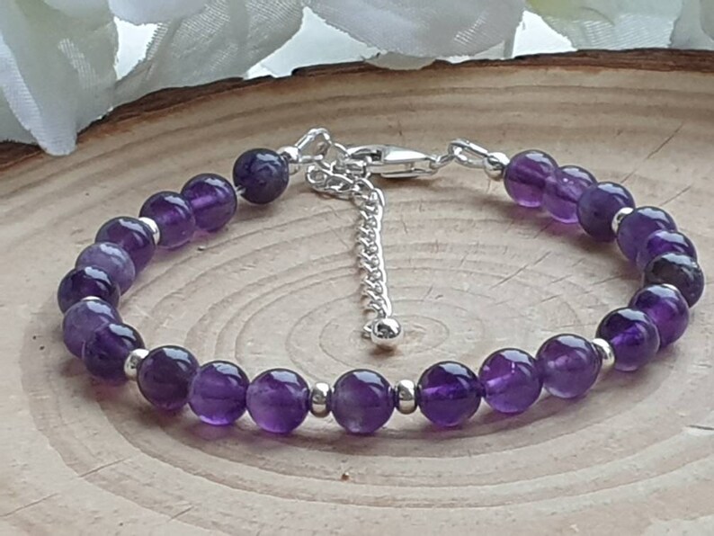 Genuine Crystal healing Bracelets with Sterling Silver and a Etsy