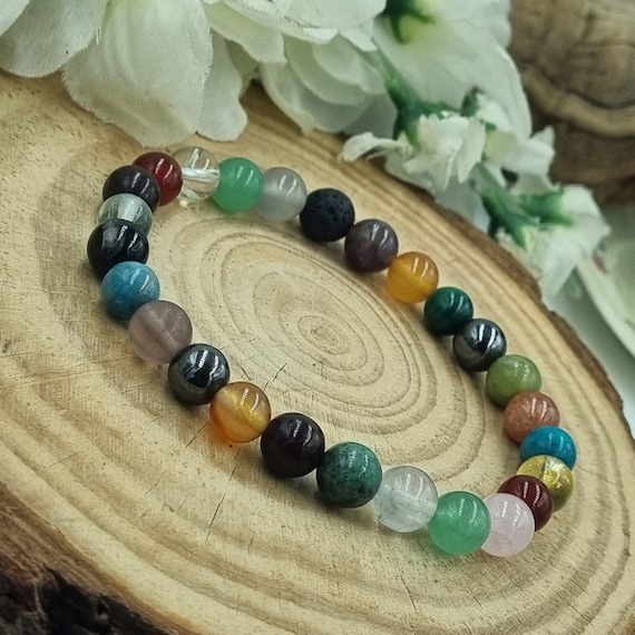 Aazon.co: AINILOVE Natural Stone Bead Touraline Bracelet Healing Aazon.co: AINILOVE Natural Stone Bead Touraline Bracelet Healing