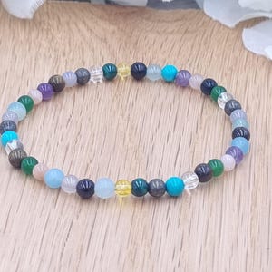 Prosperity Bracelet, Money, Good luck,  Wealth Stretch Bracelet, Citrine, Malachite, Pyrite, Business Success, 4mm or 8mm