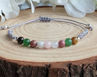 Fertility Bracelet, Pregnancy Crystals, Conception, Personalised Gift, Choice of bead size, Handmade Gift, Charms, Birthday gift