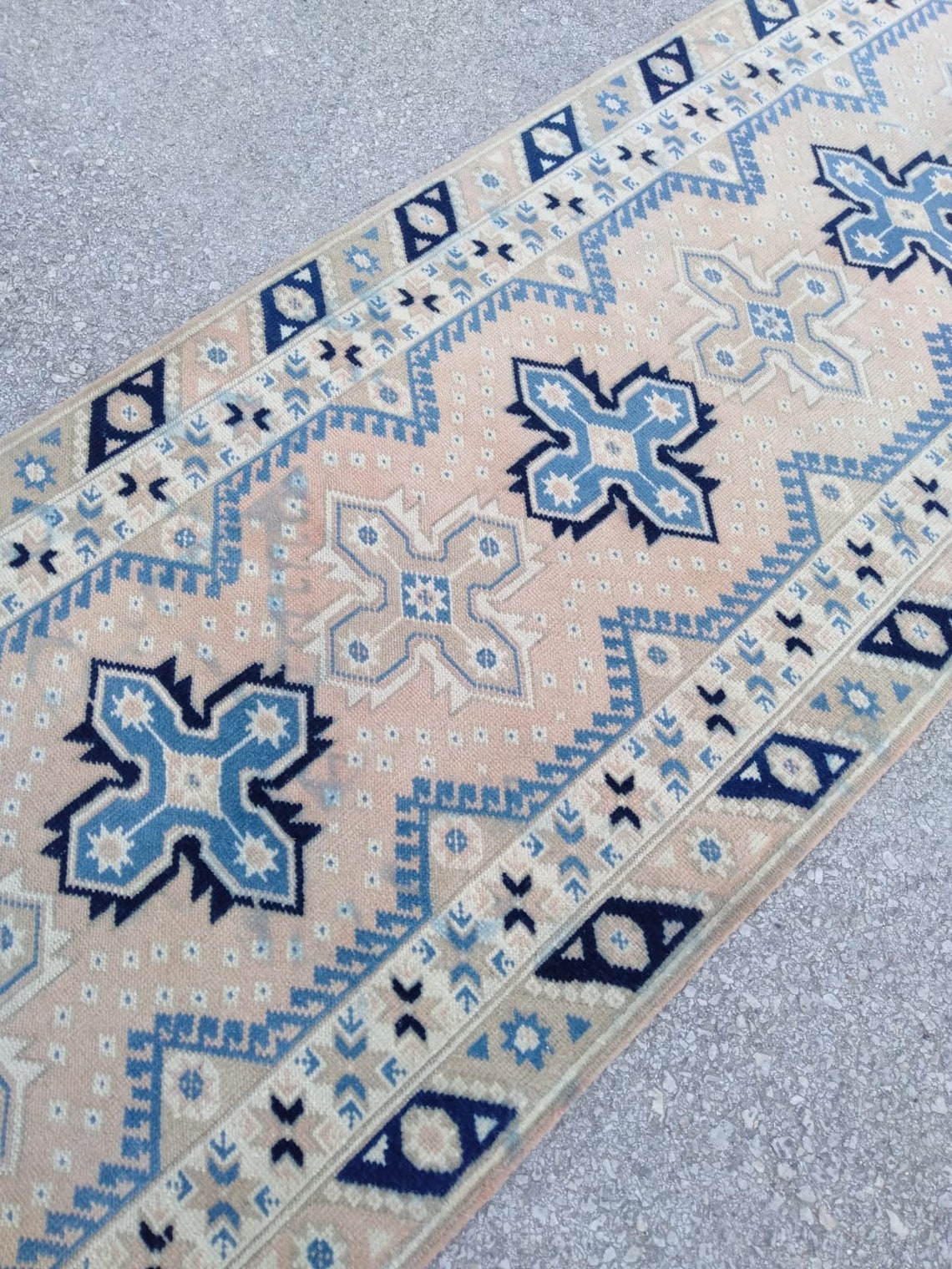 3' X 15'3 Ft Turkish Rug Runner Oushak Rug Etsy