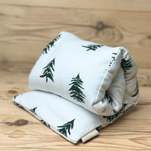 Large Heating Pad, Flax Seed, Microwavable, Pad Washable Cover, Neck Wrap, Shoulder Heat Pad, Eye Pillow, Natural Pain Relief