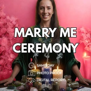 Marry Me Manifestation, Marry Me Ritual, Eternal Commitment and Proposal Ritual, Manifest Lifelong Marriage, Love Spell Crystals en Reportage
