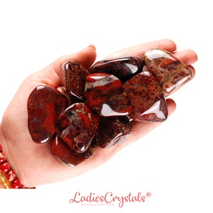 Brecciated Jasper Tumbled Stone, Brecciated Jasper, Tumbled Stones, Stones, Crystals, Rocks, Gifts, Gemstones, Gems, Healing Crystals, Zodia