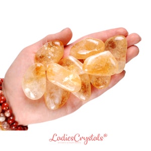 Citrine Tumbled Stone, Citrine, Tumbled Stones, Crystals, Stones, Gifts, Rocks, Gems, Gemstones, Zodiac Crystals, Healing Crystals, Favors