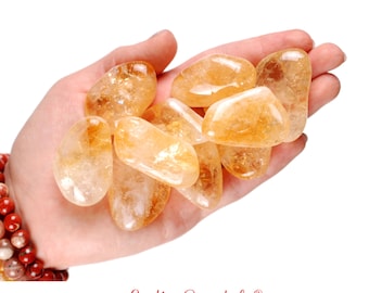 Citrine Tumbled Stone, Citrine, Tumbled Stones, Crystals, Stones, Gifts, Rocks, Gems, Gemstones, Zodiac Crystals, Healing Crystals, Favors