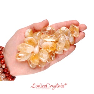 Citrine Tumbled Stone, Citrine, Tumbled Stones, Citrine Stone, Citrine Crystal, Gemstones, Rocks, Stones, Crystals, Gifts, Zodiac Crystals