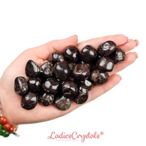 Red Garnet Tumbled Stone, Red Garnet, Tumbled Stones, Garnet, Almandine, Stones, Crystals, Rocks, Gifts, Gemstones, Gems, Zodiac Crystals