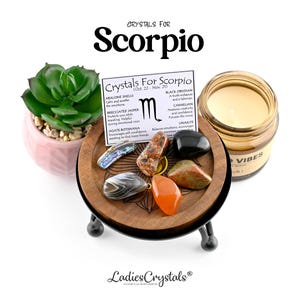 Set di cristalli per lo Scorpione, cristalli per il segno zodiacale dello Scorpione, cristalli dello zodiaco, pietre dello zodiaco, cristalli curativi, regali, pietre, cristalli, gemme