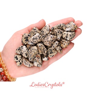 Dalmatian Jasper Tumbled Stone, Dalmatian Jasper, Tumbled Stones, Dalmatian, Jasper, Stones, Crystals, Rocks, Gifts, Gemstones, Zodiac Gems