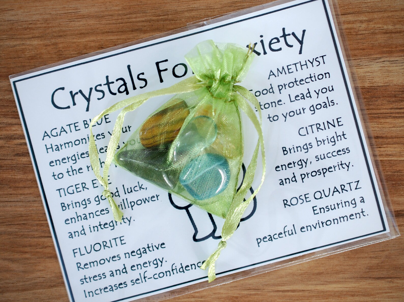 Anxiety Crystals Set Anxiety Crystals Crystals for Anxiety Etsy