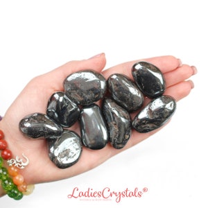 Hematite Tumbled Stone, Hematite, Tumbled Stones, Stones, Crystals, Rocks, Gifts, Gemstones, Gems, Zodiac Crystals, Healing Crystals, Favors
