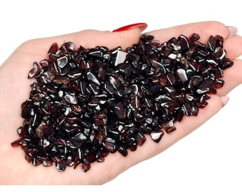 Garnet Chip Stones, Jewelry Making And Resin Art Supply, Healing Crystals