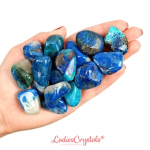 Shattuckite Tumbled Stone, Shattuckite, Tumbled Stones, Crystals, Stones, Gifts, Rocks, Gems, Gemstones, Zodiac Crystals, Healing Crystals