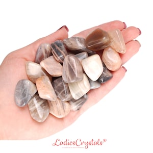 Moonstone Tumbled Stone, Moonstone, Tumbled Stones, Stones, Crystals, Rocks, Gifts, Gemstones, Gems, Zodiac Crystals, Healing Crystals