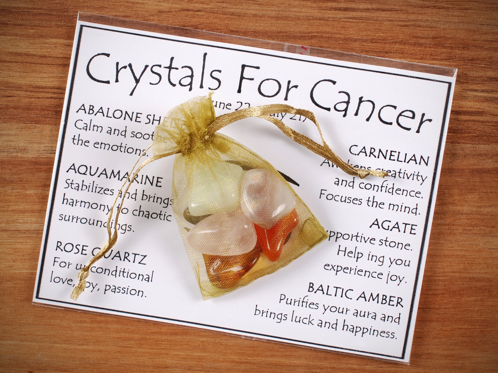 Cancer Crystals Set Cancer Crystal Set Crystals for Cancer Etsy