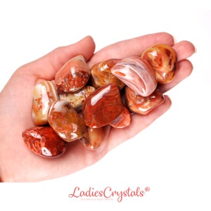 Agate Bahia Tumbled Stone, Agate Bahia, Tumbled Stones, Agate, Stones, Crystals, Rocks, Gifts, Gemstones, Gems, Zodiac Crystals, Healing
