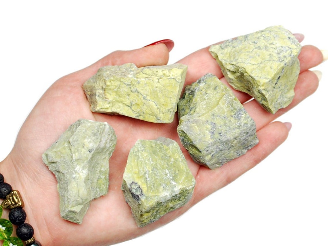 Green Serpentine Rough Stone Serpentine Raw Stone Stones - Etsy