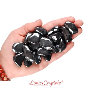 Hematite Tumbled Stone, Hematite, Tumbled Stones, Stones, Crystals, Rocks, Gifts, Gemstones, Gems, Zodiac Crystals, Healing Crystals, Favors